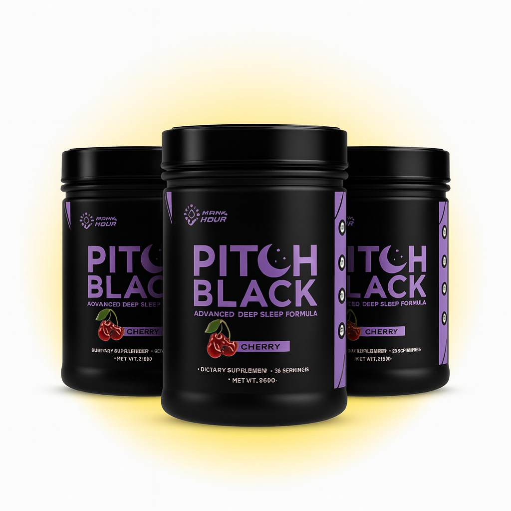 Pitch Black supplement bottle